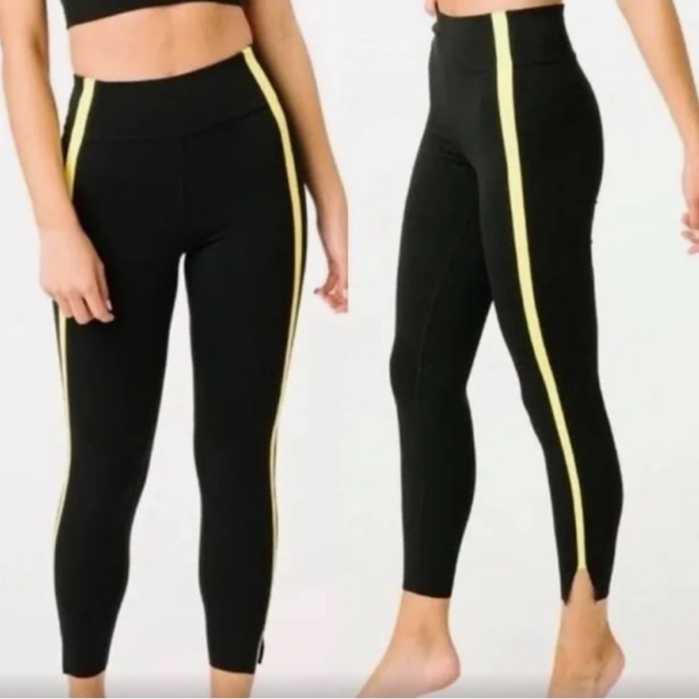 Like New! Black Neon Tape Luxe High-Rise